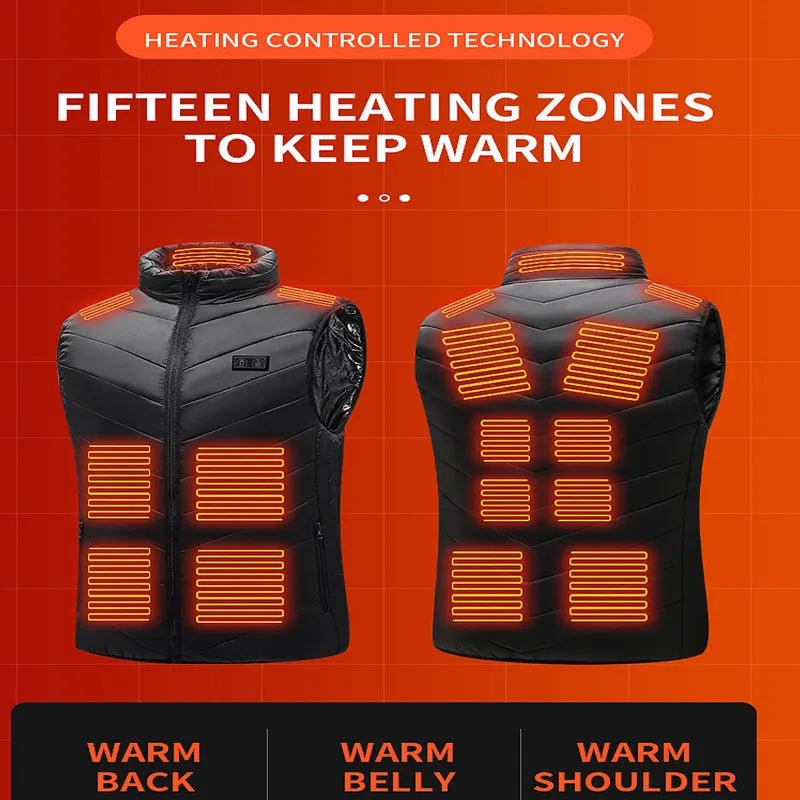 Heated Unisex Thermal Vest