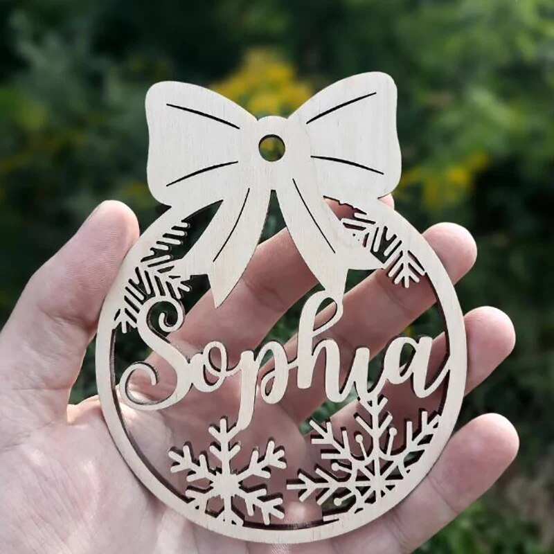 Personalized Snowflake Ornament