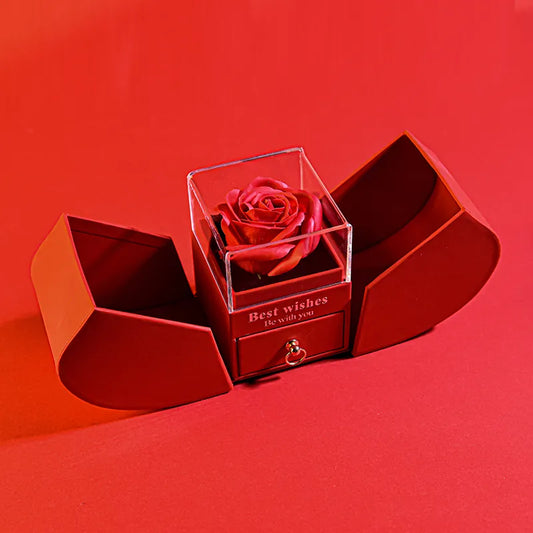 Eternal Rose Gift Box /w Necklace