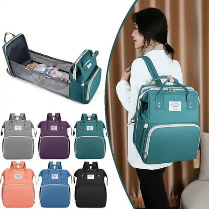 3 in 1 Diaper Bag Backpack - Waterproof - Portable Outdoor Travel Rucksack - mlgcustom