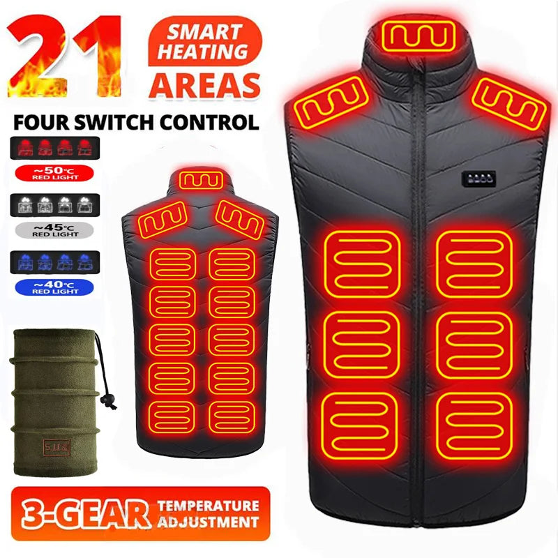 Heated Unisex Thermal Vest