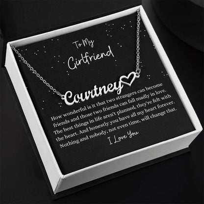For Girlfriend {I Love You} Necklace - mlgcustom